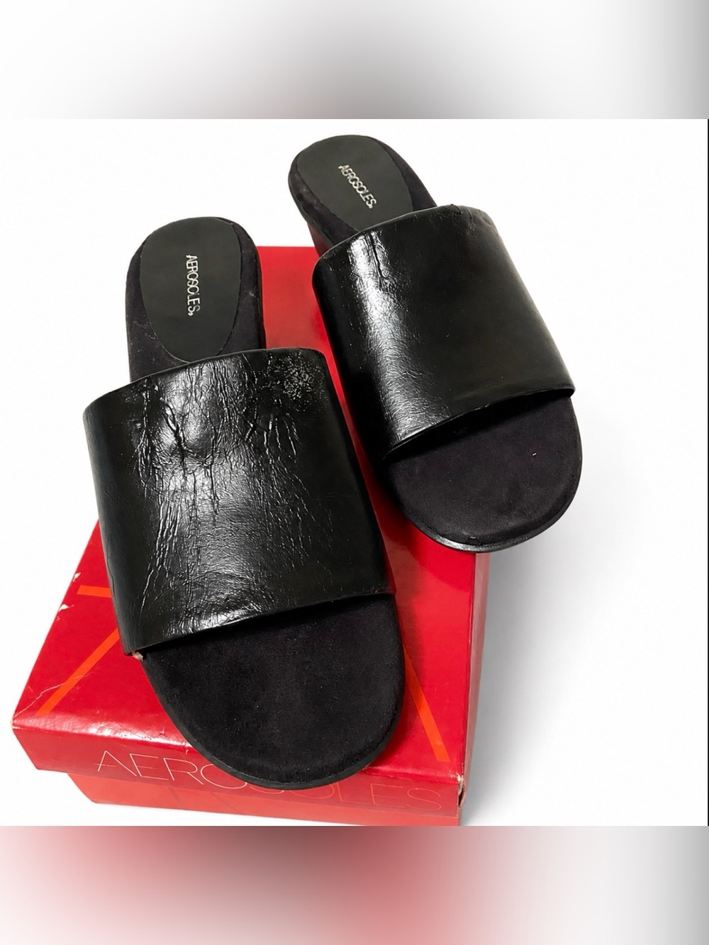 Aerosoles Badminton Sandals 10M New With Defects - See Photos